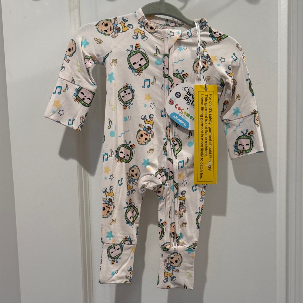 Baby Cocomelon Musical Footed One-Piece Preemie NWT by Dream Big Little Co.